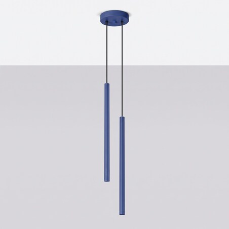 Lampa wisząca PASTELO 2 ultramaryna