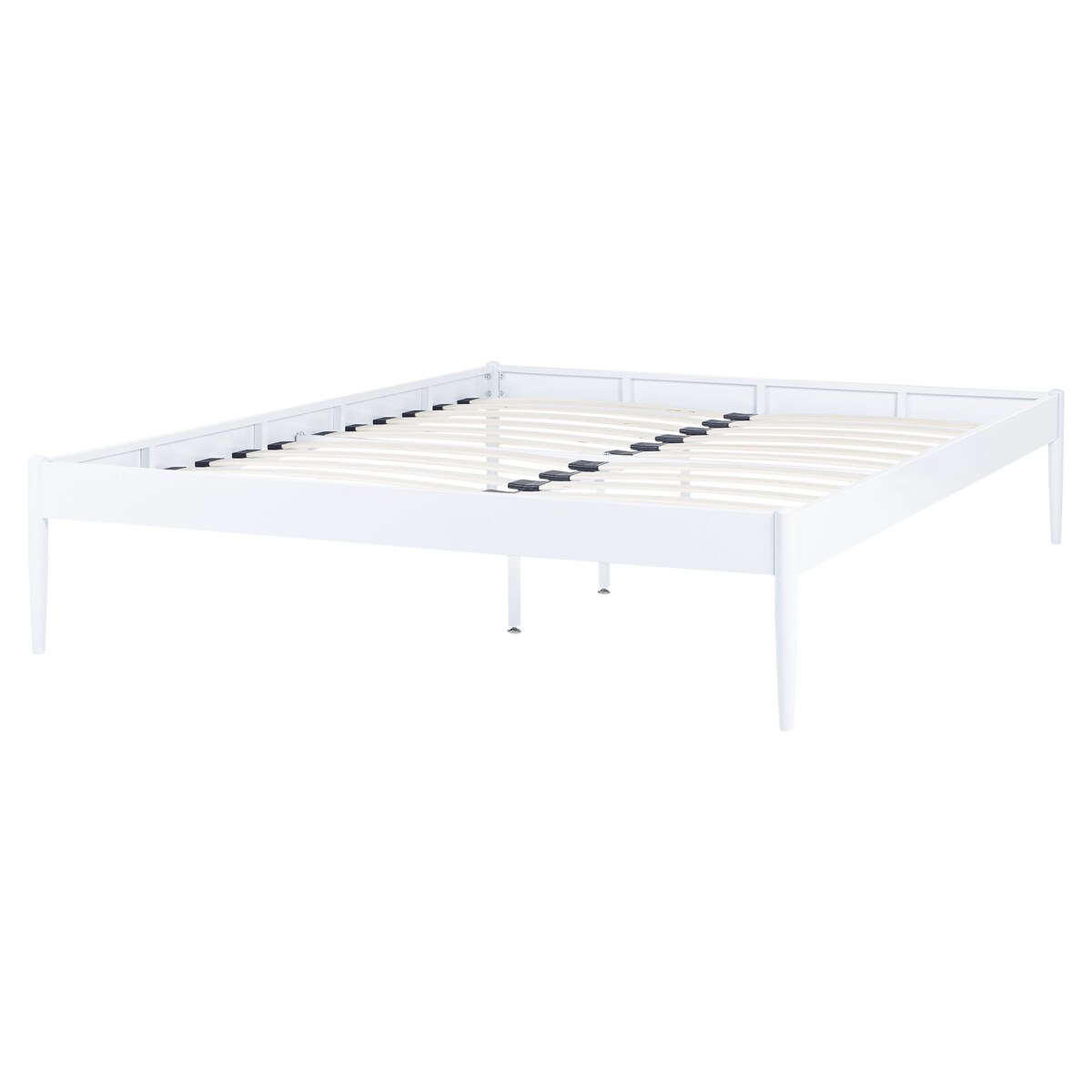 Łóżko metalowe 160 x 200 cm białe VAURS