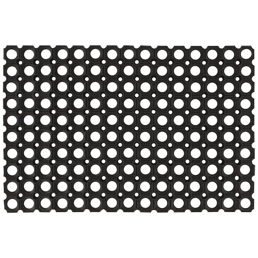 vidaXL Gumowe maty, wycieraczki, 5 szt., 16 mm, 40x60 cm