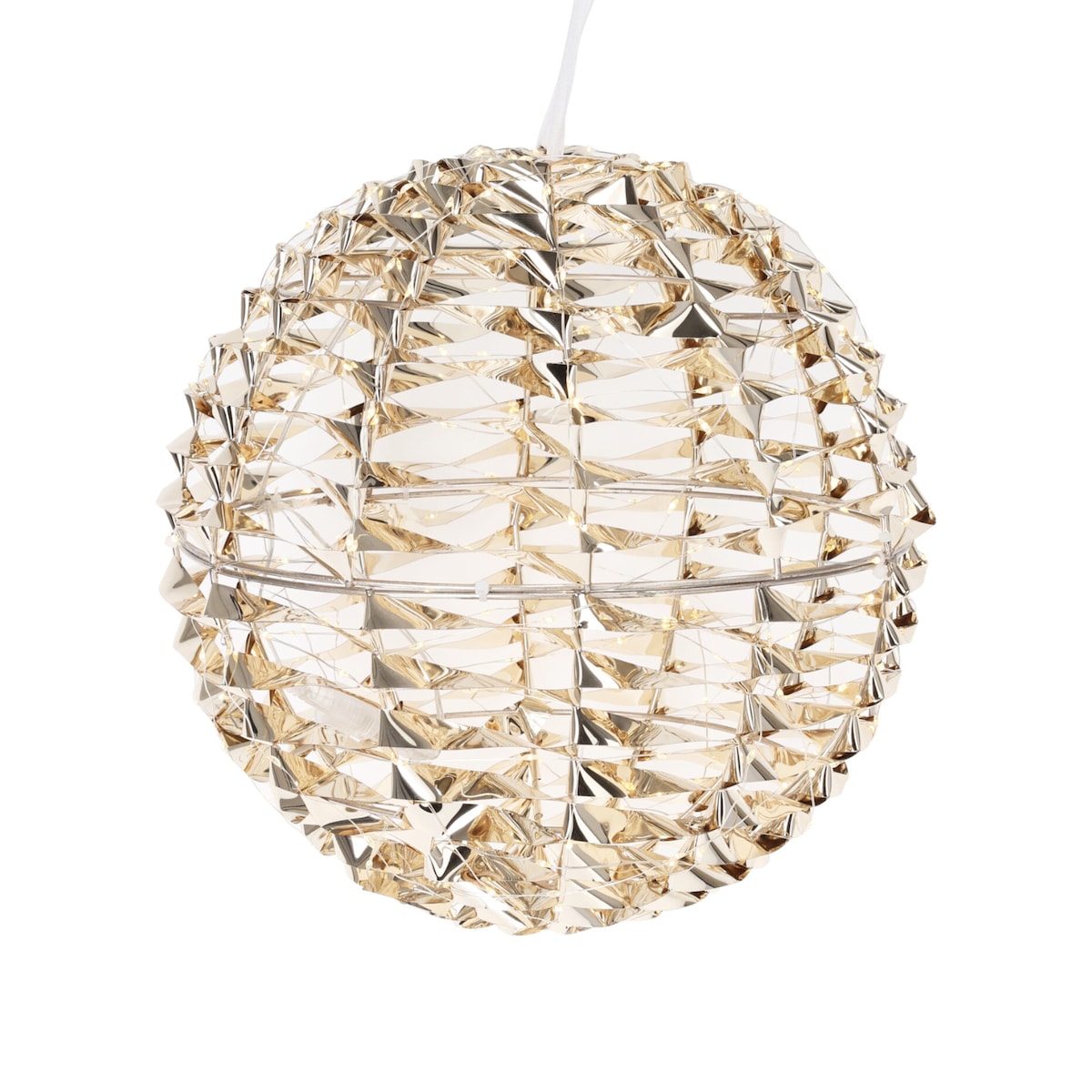 Zewnętrzna dekoracja świetlna w kształcie kuli, Ø 30 cm