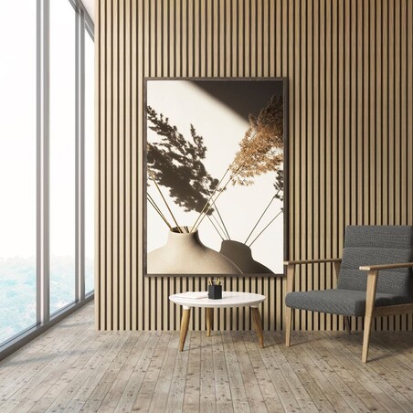 plakat trawa pampasowa w słońcu 30x40 cm