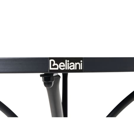 Stolik bistro ADRANO 60 cm 60 cm Efekt lastryko Metal Czarny