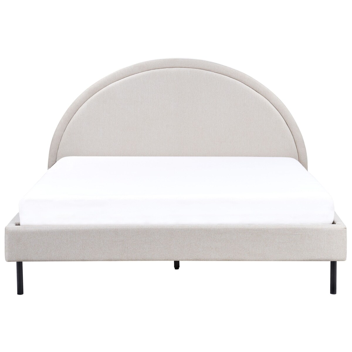 Łóżko MARGUT 160 x 200 cm Jasnobeżowy