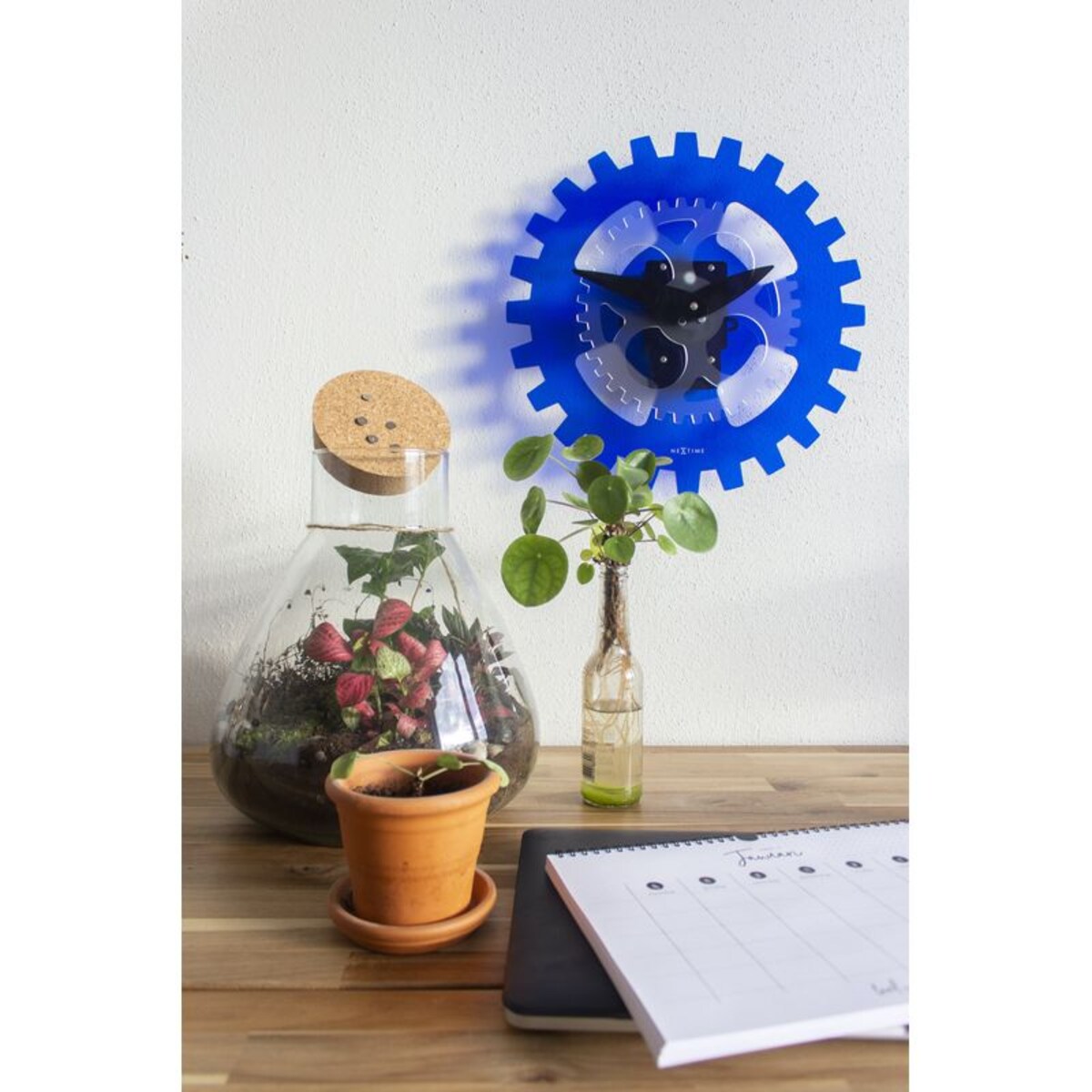 Zegar NeXtime 3241 BL 'Moving Gears'