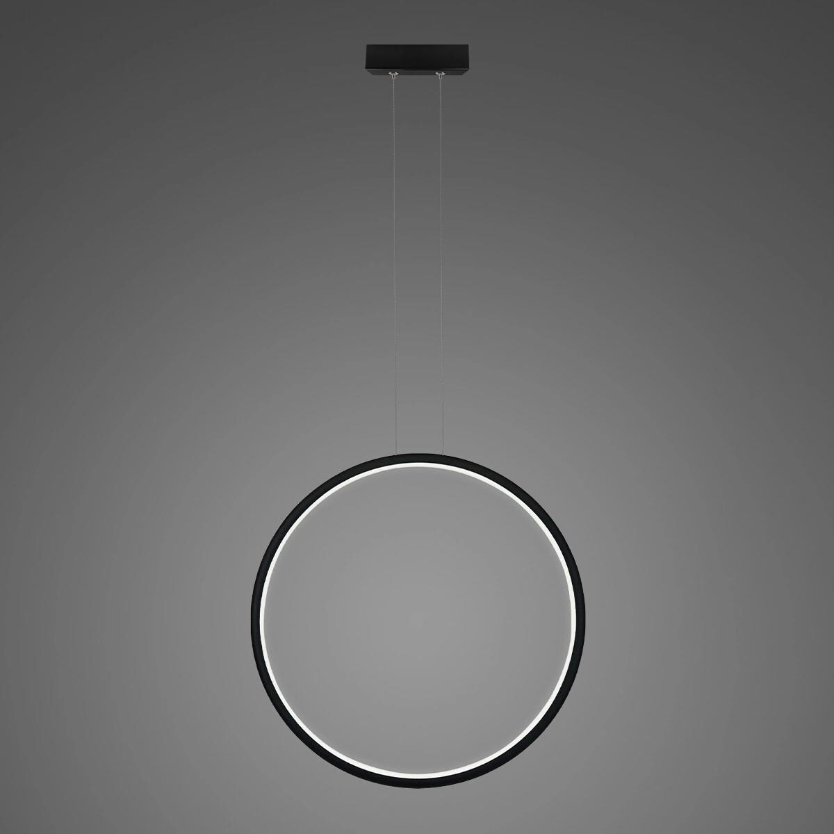 Lampa wisząca Ledowe Okręgi No.1 X 80cm 4k 43W czarny