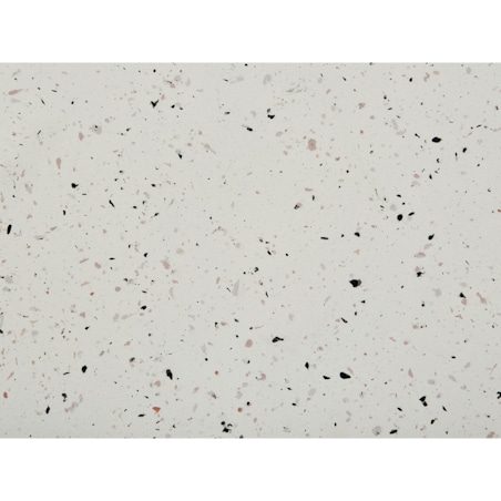 Stolik pomocniczy EDOLO 37 cm 37 cm Efekt lastryko Białe lastryko