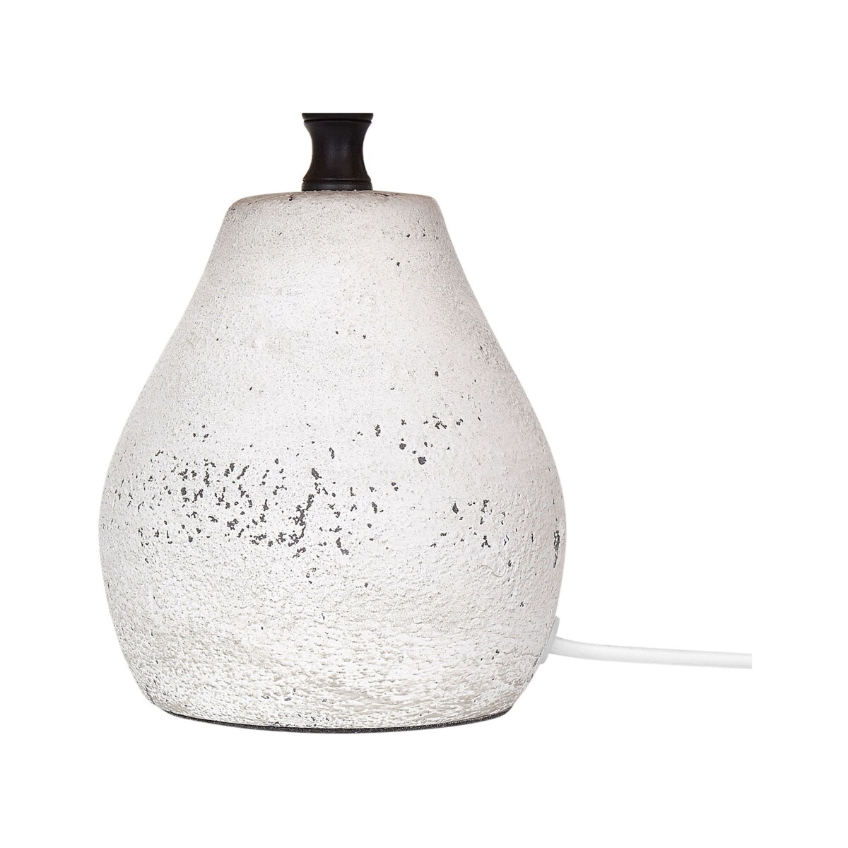 Zestaw 2 lampek nocnych ceramicznych biały ARWADITO