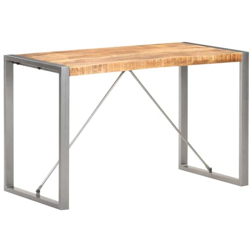vidaXL Stół jadalniany, 120x60x75 cm, lite surowe drewno mango