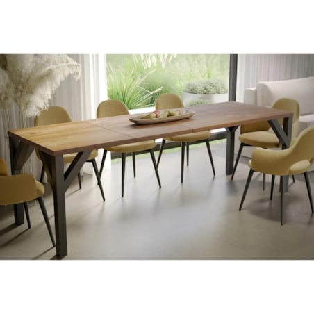 Stół rozkładany BALTIKA 130(240)x90 dąb stirling