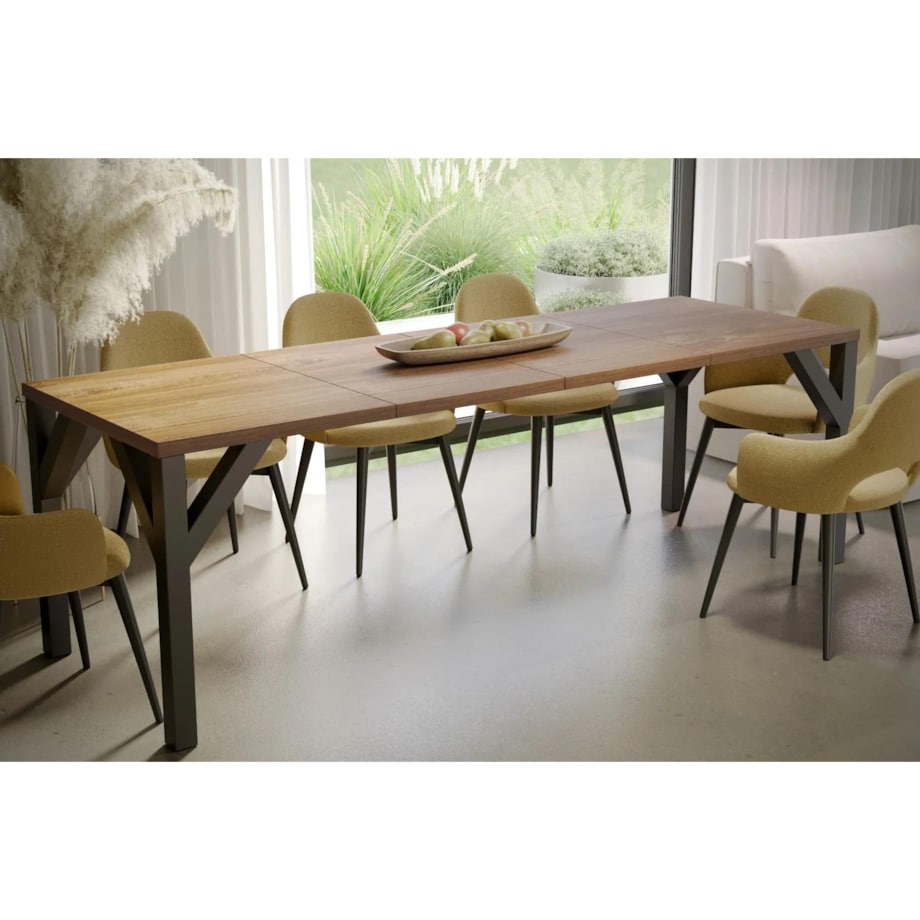 Stół rozkładany BALTIKA 130(240)x90 dąb stirling