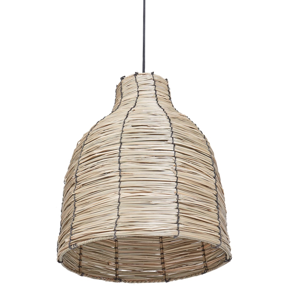 Lampa wisząca z trawy morskiej naturalna KELAKAS