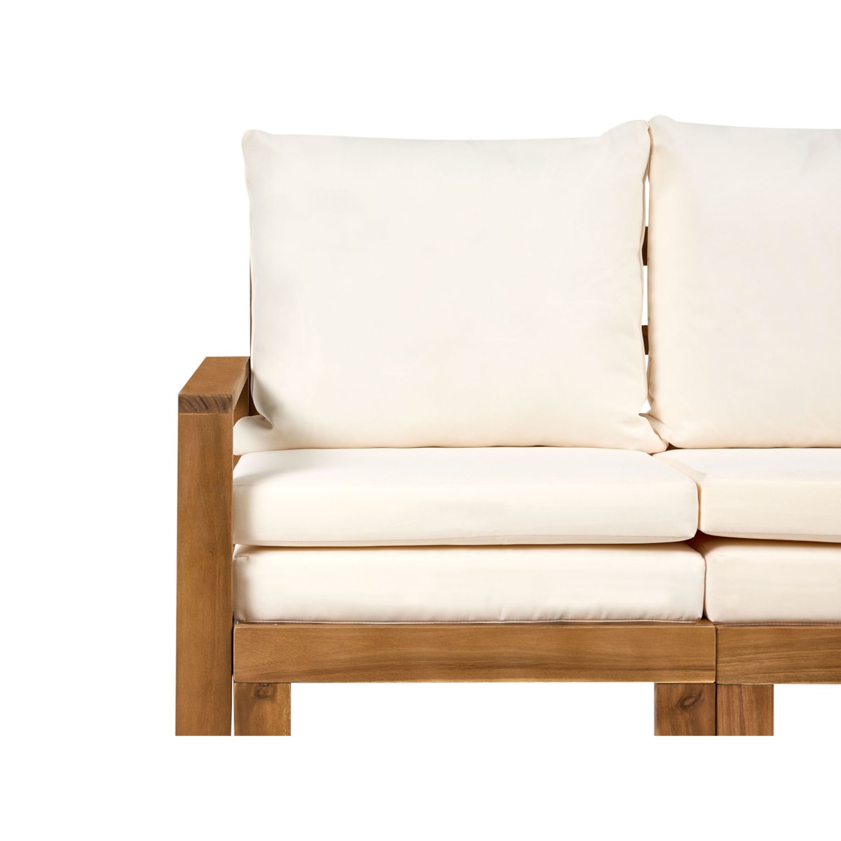 Ławka ogrodowa z poduchą ISOLELLO 190 cm Regulowana Certyfikowane drewno akacjowe Brązowy