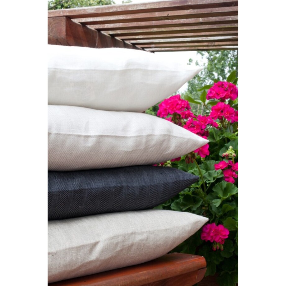 Poszewka Kinga na poduszkę 50x50 śmietankowy biały