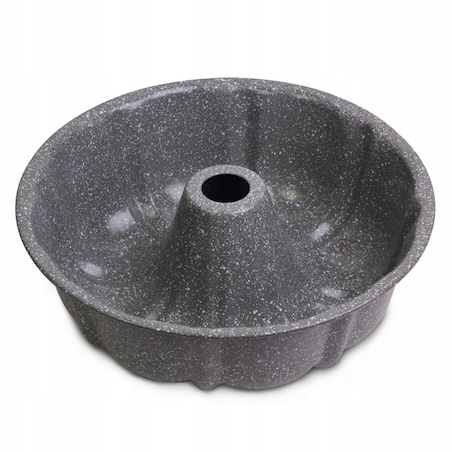 Forma blacha do pieczenia ciasta babki z powłoką marmurkową 25cm KAMILLE
