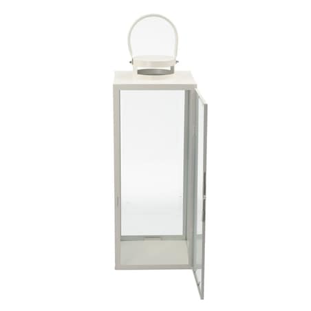Lampion Metalowy Elegance White  63 cm, 20 x 20 x 63 cm
