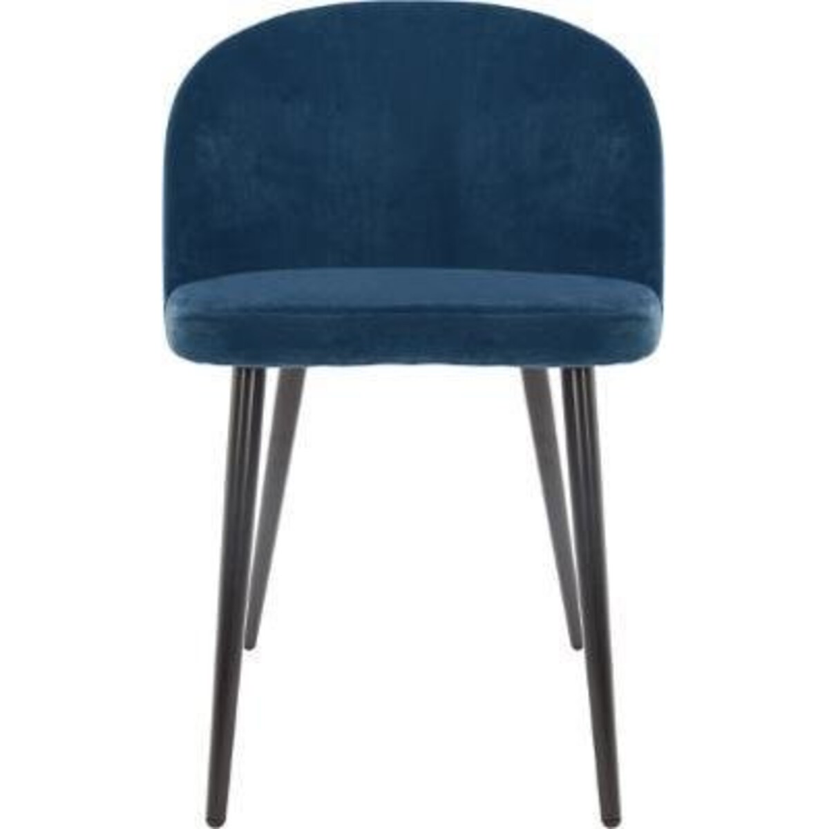 Krzesło NELA z profilowanym oparciem i metalowymi nóżkami