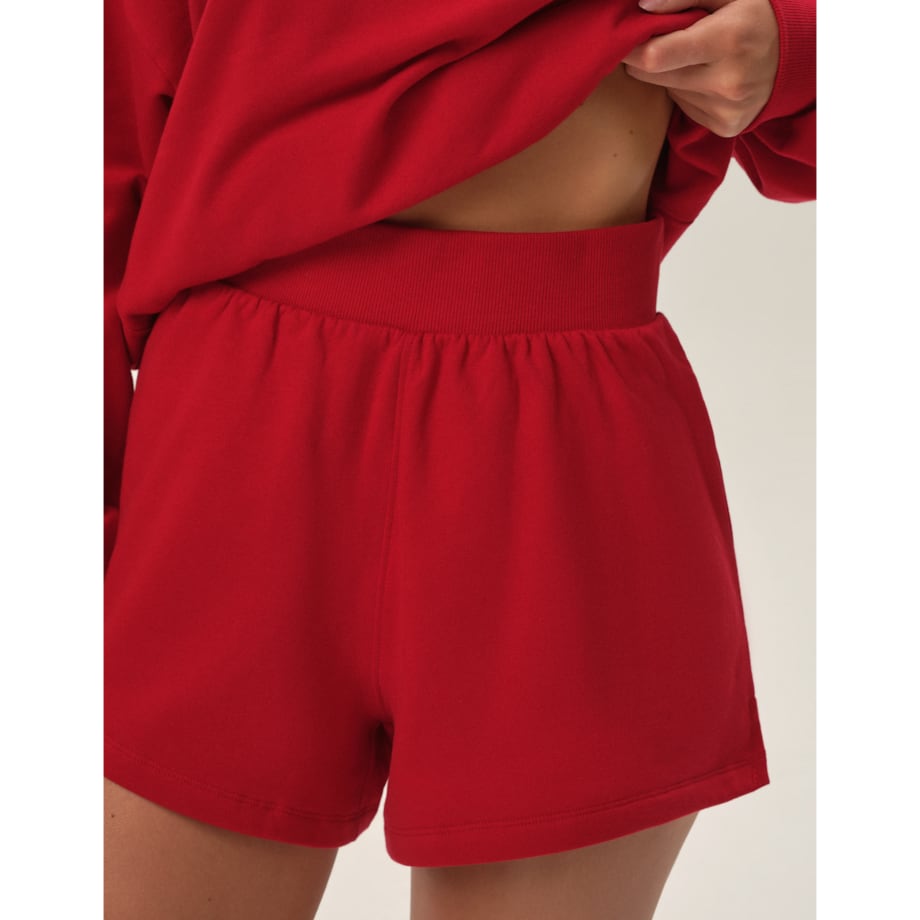 Piżama Fawn 41900-33X Czerwona Czerwony, L