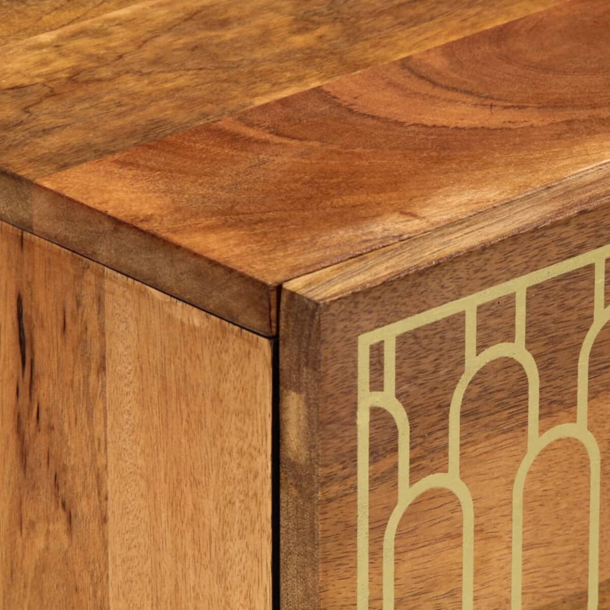 vidaXL Szafka, 40x33x75 cm, lite drewno mango