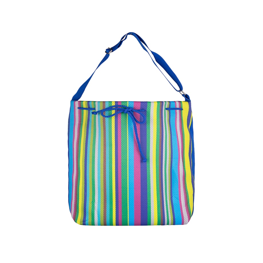 Torba plażowa wielokolorowe pasy 42×40 cm