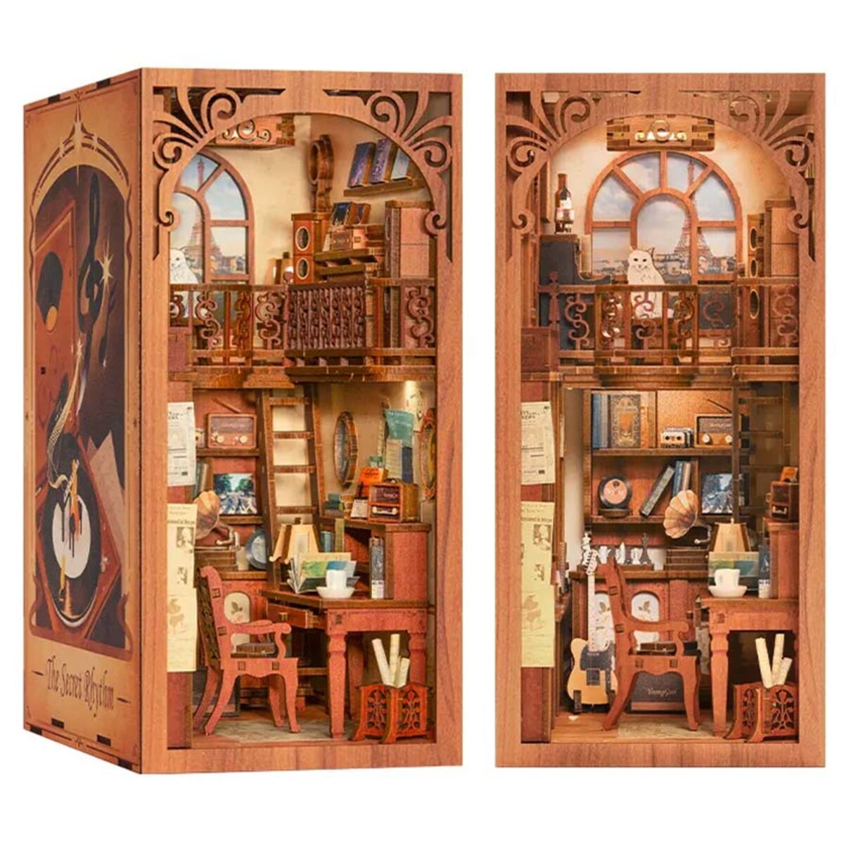 Miniaturowy domek Book Nook - Sekretny gabinet - CuteBee