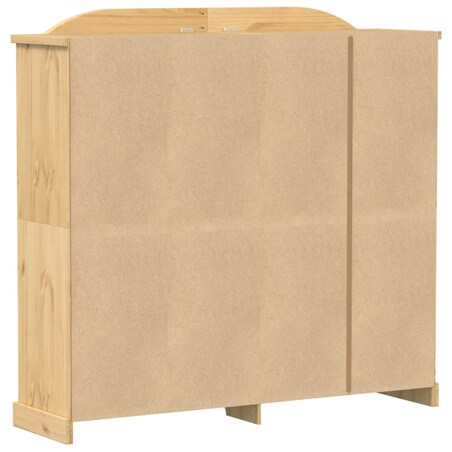vidaXL Szafa Corona, 194x52x186 cm, lite drewno sosnowe