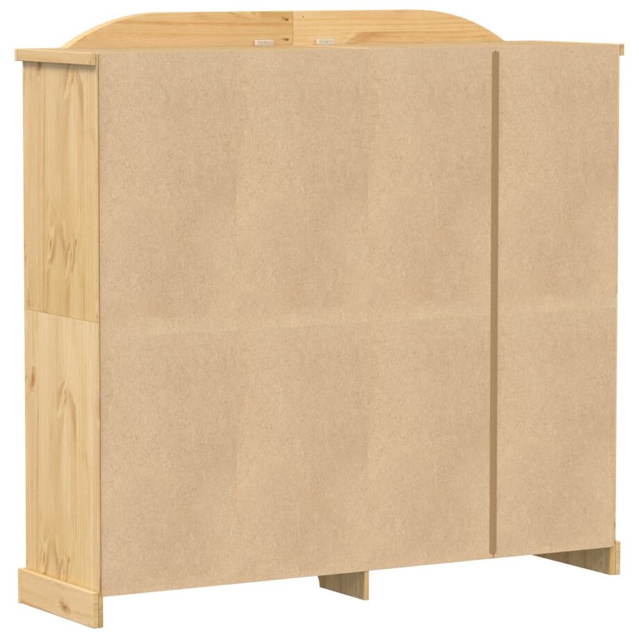 vidaXL Szafa Corona, 194x52x186 cm, lite drewno sosnowe