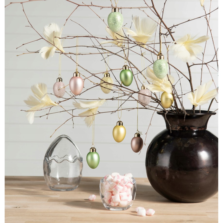 6 szt. PIÓRA NATURALNE OZDOBNE żółte