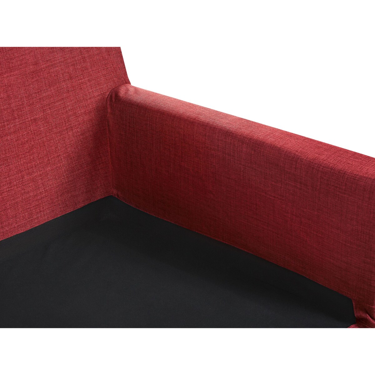 Pokrowiec na sofę 3-osobową czerwony GILJA