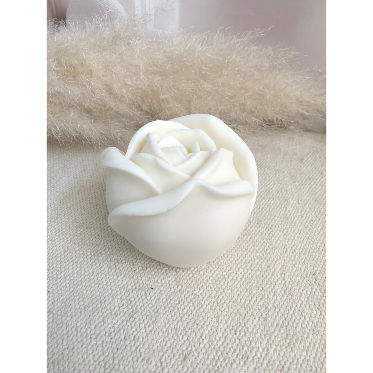 Świeca sojowa ekologiczna dekoracyjna "Rose" 100x95mm (duża)