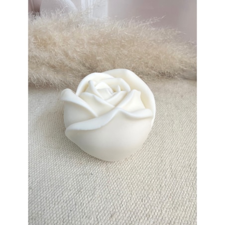 Świeca sojowa ekologiczna dekoracyjna "Rose" 100x95mm (duża)
