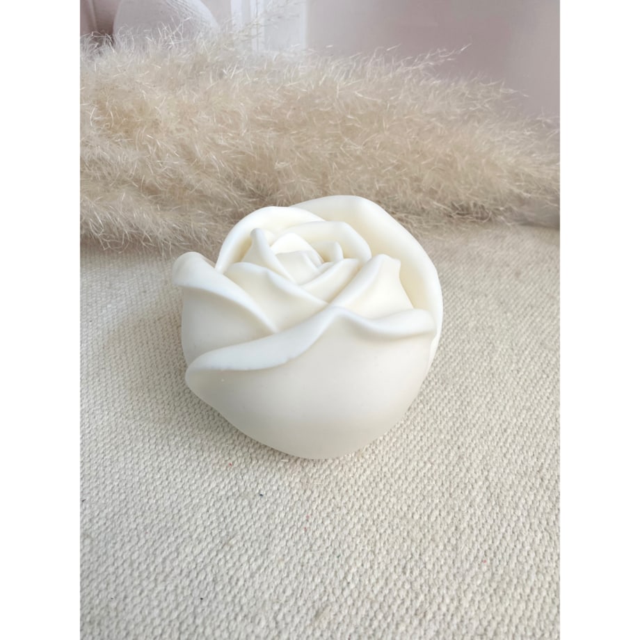 Świeca sojowa ekologiczna dekoracyjna "Rose" 100x95mm (duża)