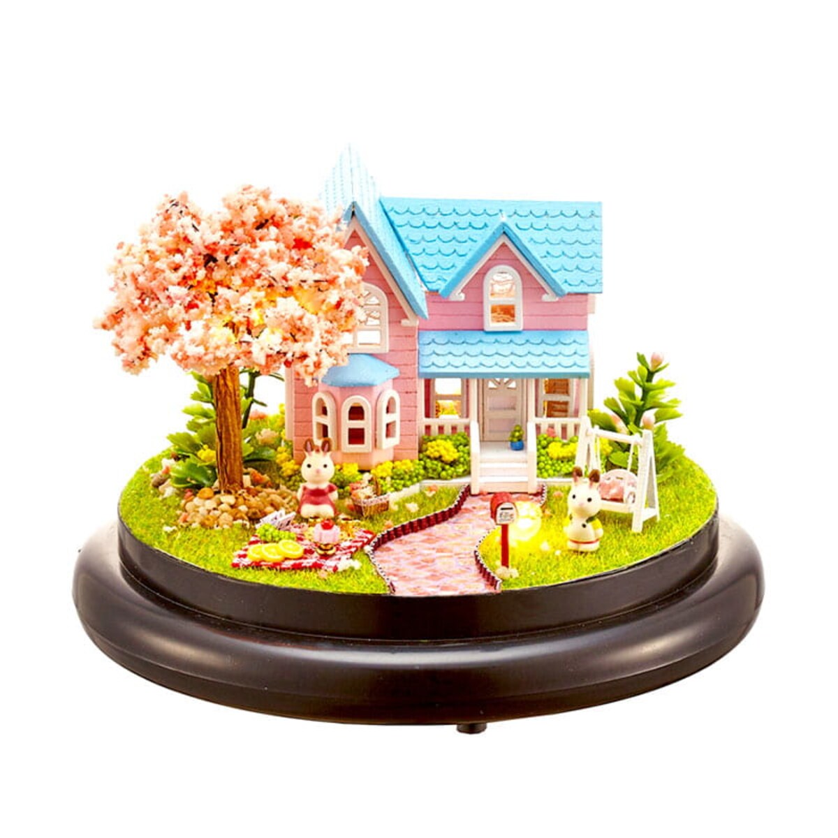 Miniaturowy domek DIY - Siedlisko Magnolia