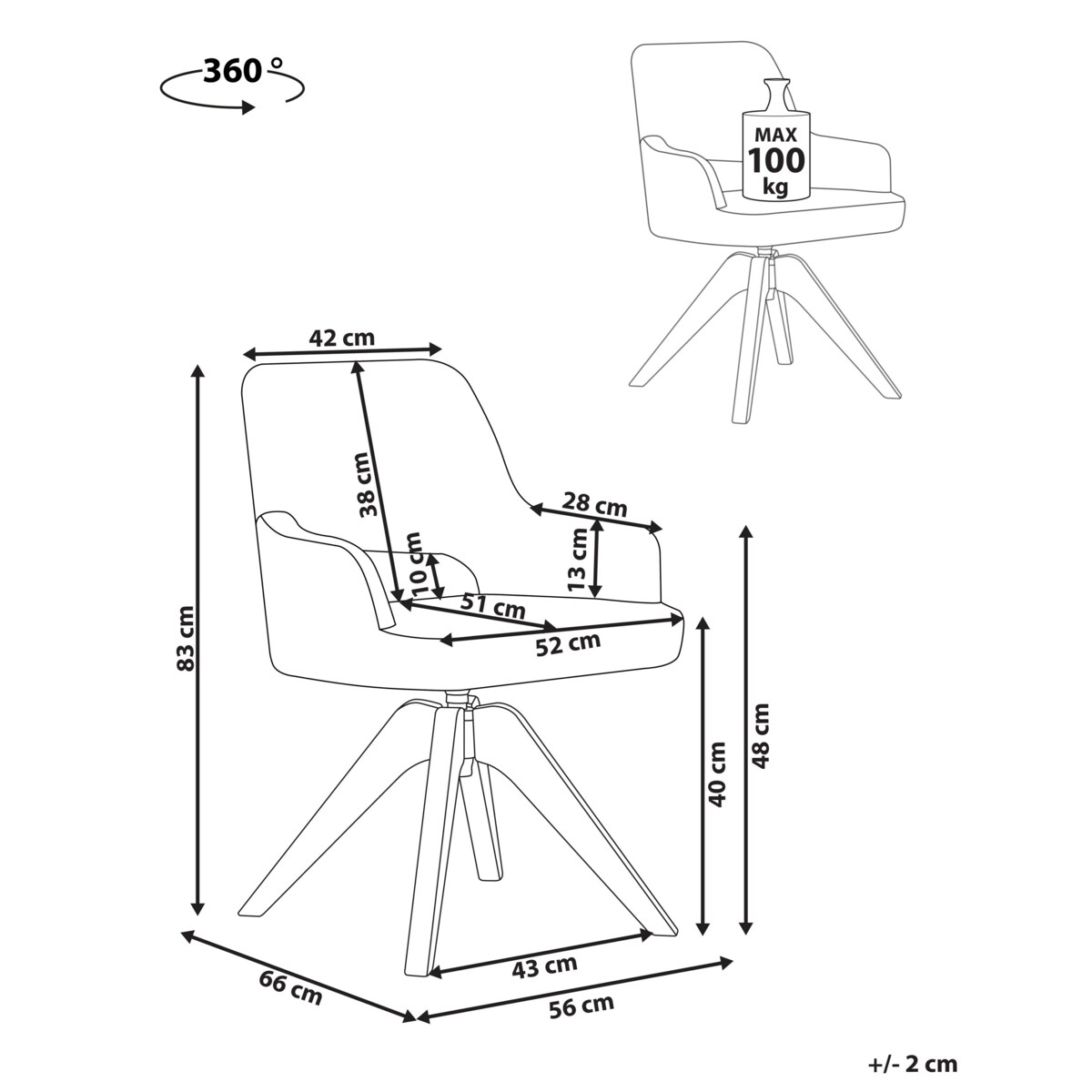 Krzesło do jadalni MORAVIA Boucle Zielony