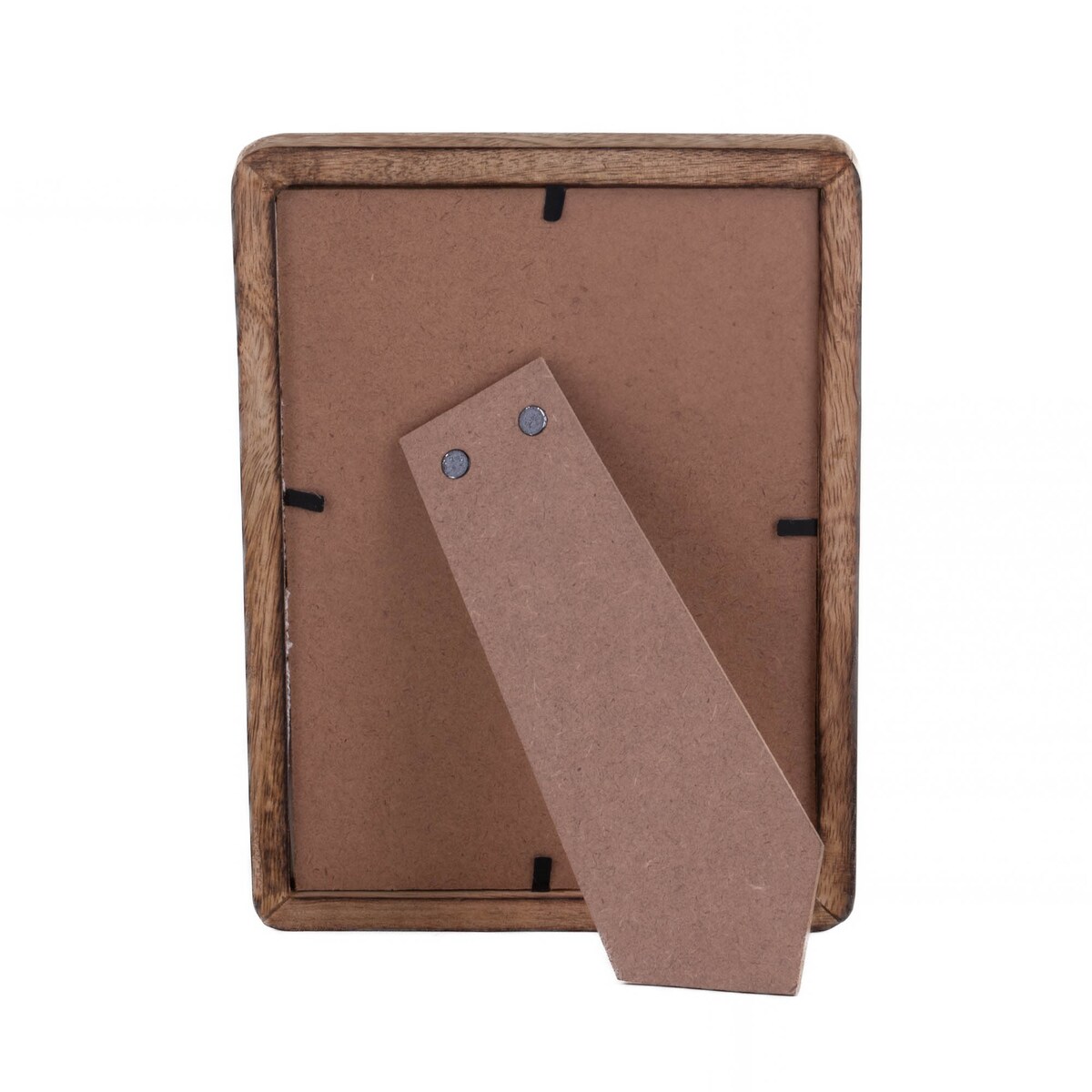 Drewniana ramka na zdjęcie, stojąca, z drewna mango, 13 x 18 cm