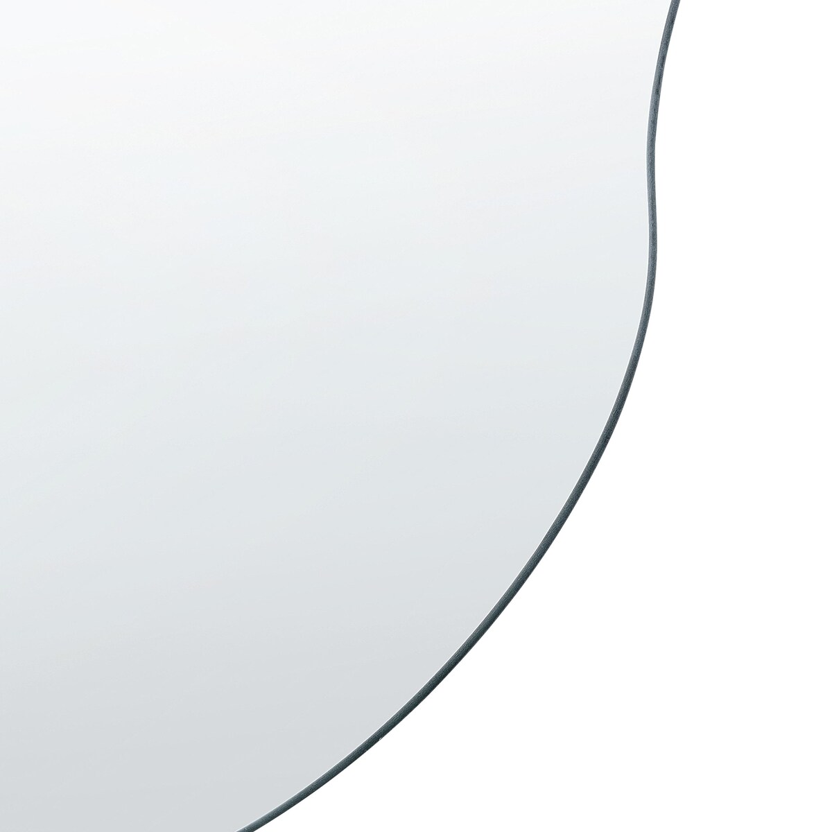 Lustro ścienne AUXERRE 40 cm 80 cm Srebrny