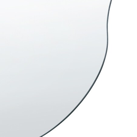 Lustro ścienne AUXERRE 40 cm 80 cm Srebrny