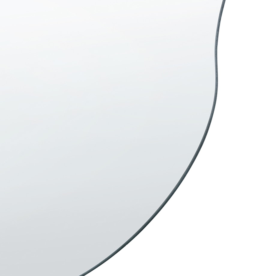 Lustro ścienne AUXERRE 40 cm 80 cm Srebrny