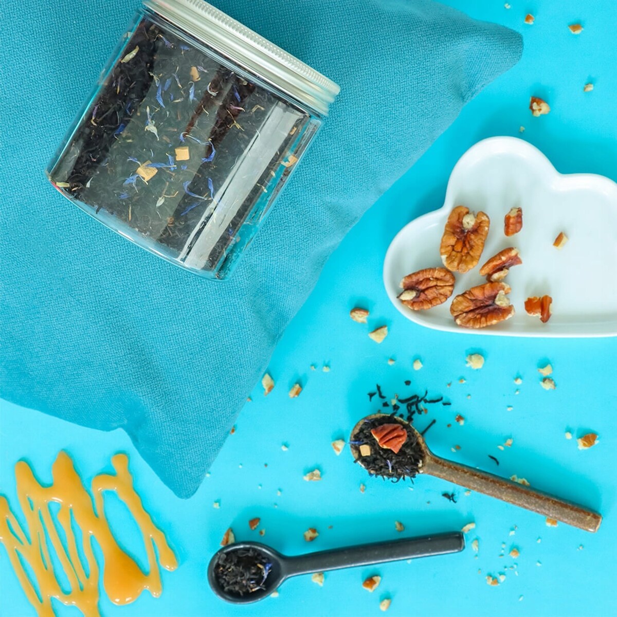 Herbata czarna sypana SŁODKI SEN o smaku orzechowo - karmelowym PREMIUM - herbata liściasta sypana mieszanka napar susz - gotowa na prezent upominek