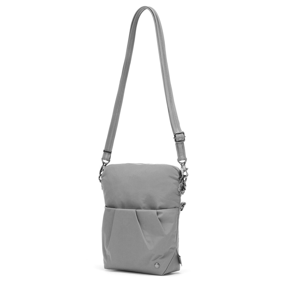 Składana torebka damska antykradzieżowa Pacsafe Citysafe CX Econyl® - jasnoszara