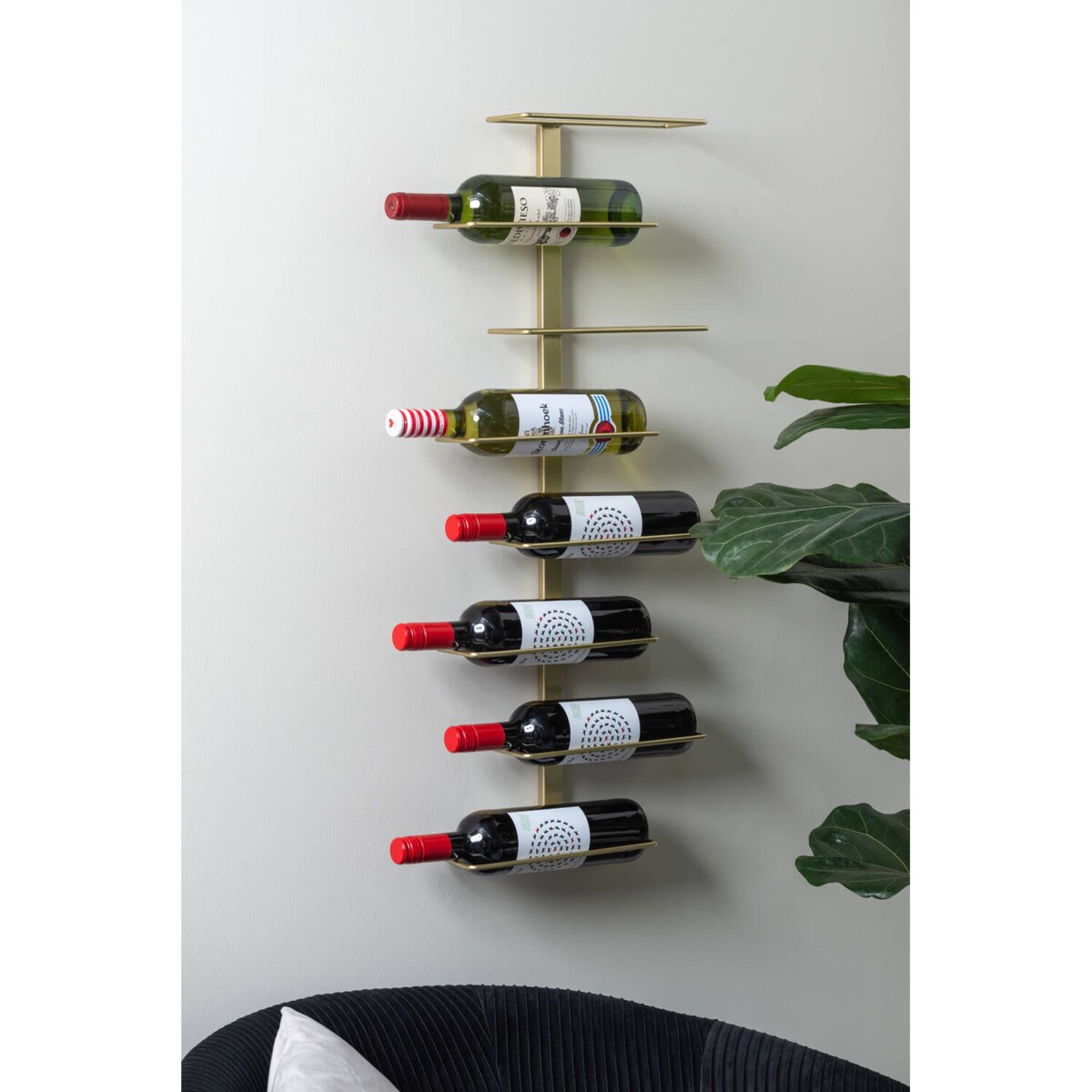 Wieszak na wino FLOAT, na 8 butelek