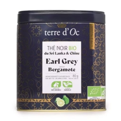 Herbata czarna w puszce Earl Grey, 80 g, terre d'Oc