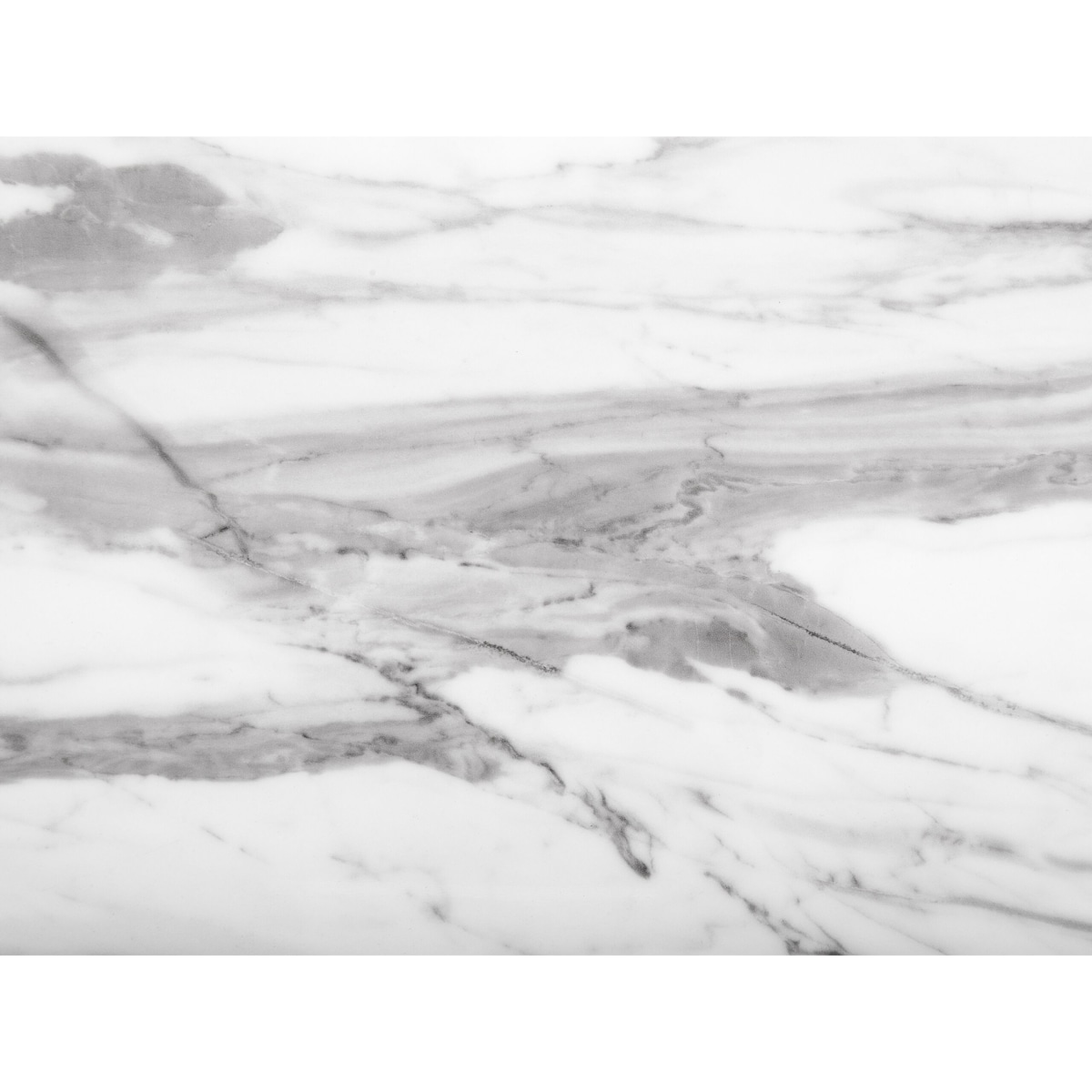 Stół do jadalni 140 x 80 cm efekt marmuru biało-złoty KENTON