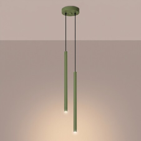 Lampa wisząca PASTELO 2 szałwiowa