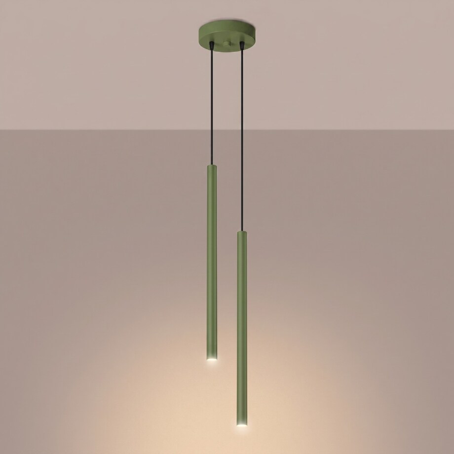 Lampa wisząca PASTELO 2 szałwiowa