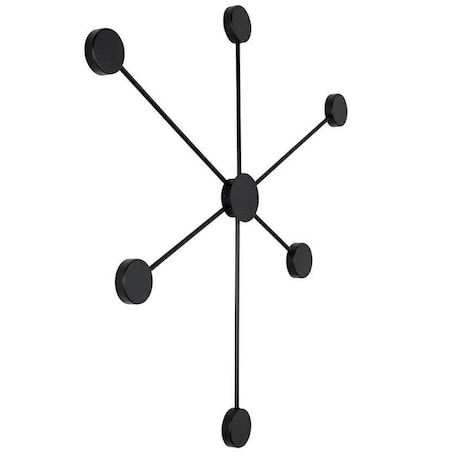 Ścienna lampa sticks SHADOW MSE010100247 Moose molekuły czarne