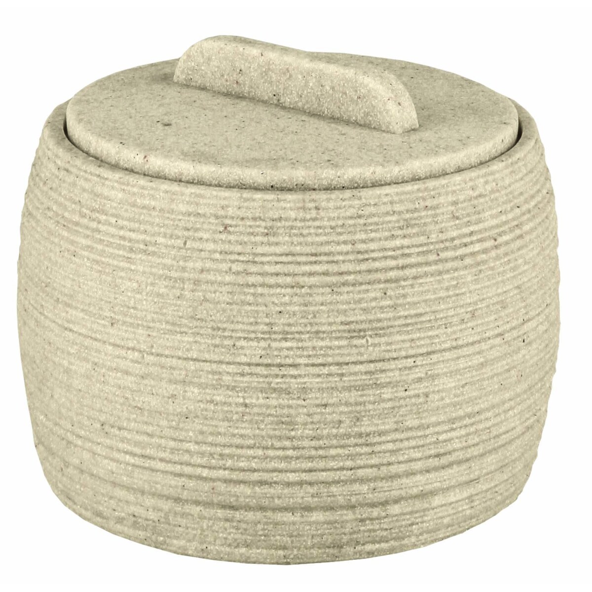 Kleine Wolke Sand Pojemnik na waciki kompozyt ceramiczny Eco Care beż macadamia