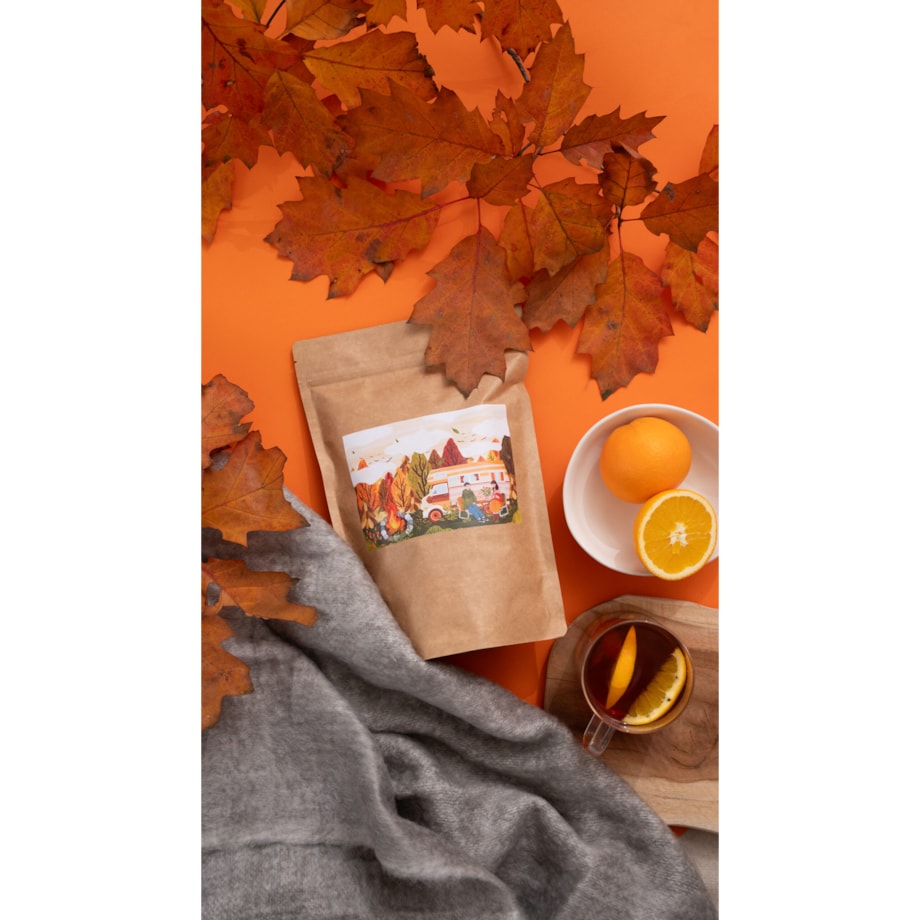 Muno Puzzle "Jesienny Chill" Camper by Katarzyna Bednarska Puzzle 1000 el. w eco woreczku