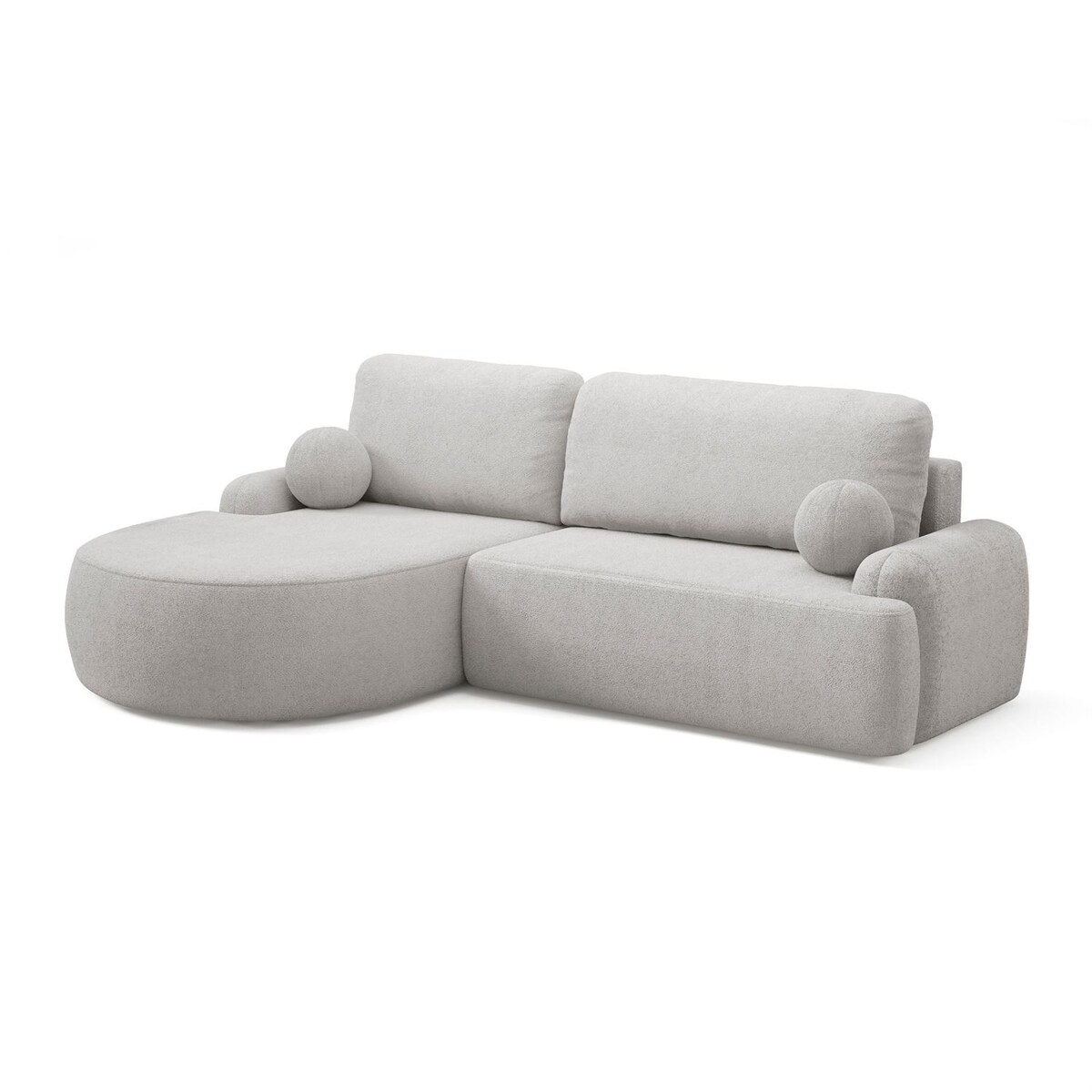 Zaokrąglony narożnik CLEO z funkcją spania, wersja lewa, Quelle 83