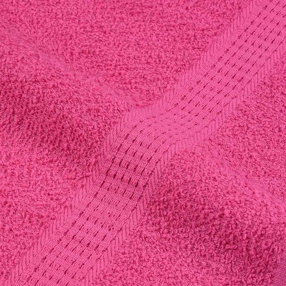 vidaXL Ręczniki kąpielowe, 4 szt, różowe, 100x150 cm, bawełna 100%