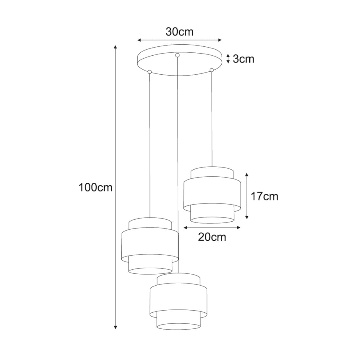 Lampa wisząca K-5282 z serii AMOS